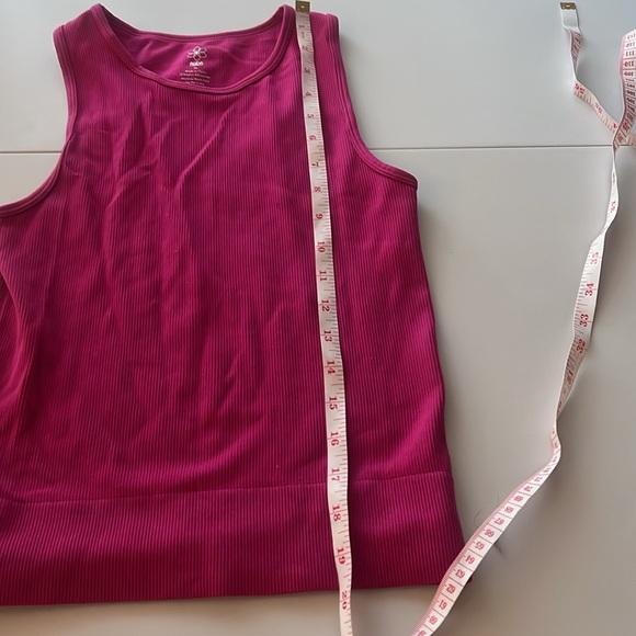 Aura Pink Fitted Sleeveless Tank Top - Picture 5 of 5